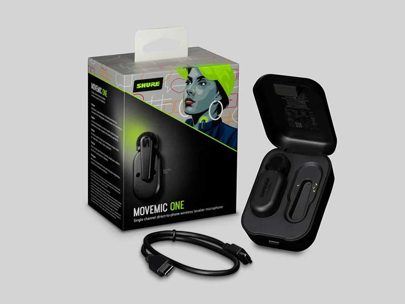 Shure MoveMic One 無(wú)線領(lǐng)夾式話筒 Shure MoveMic One 無(wú)線領(lǐng)夾式話筒