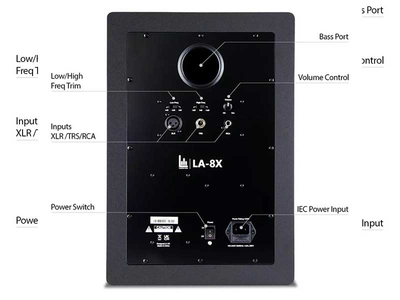 N/A LA-8X 有源工作室監(jiān)聽音箱