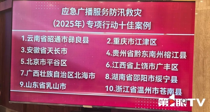 重慶應(yīng)急廣播已實(shí)現(xiàn)區(qū)縣級以上平臺建設(shè)100%覆蓋